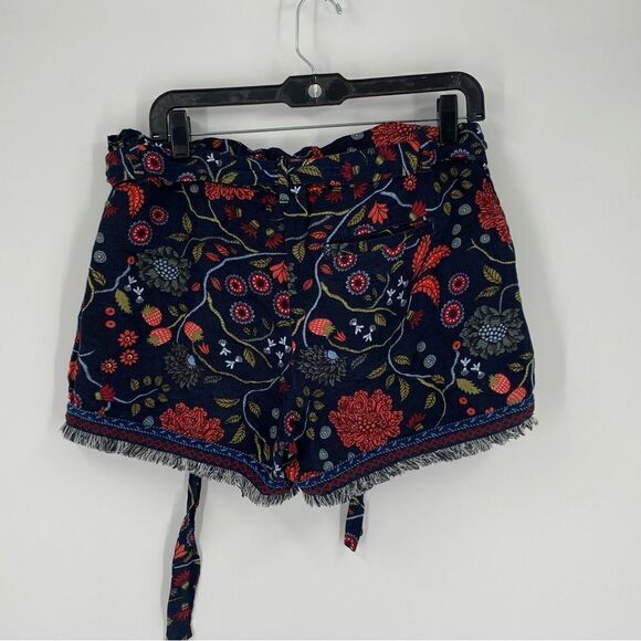 Loft Women’s Linen Blend Floral Shortie Shorts size S - Picture 4 of 4